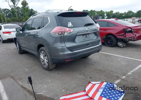 2015 Nissan Rogue Sl from USA, damaged, VIN 5N1AT2MV3FC802283